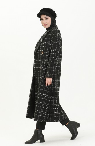 Tweed Mantel 71209-01 Schwarz 71209-01
