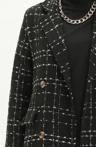 Tweed Mantel 71209-01 Schwarz 71209-01