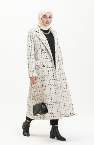 Tweed Coat 71209-02 Ecru 71209-02