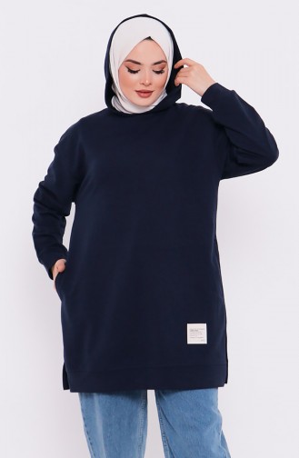 Dunkelblau Pulli 3027-02