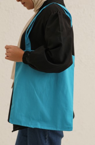 Çınar Damen Schultertasche 0041 Türkis 0041