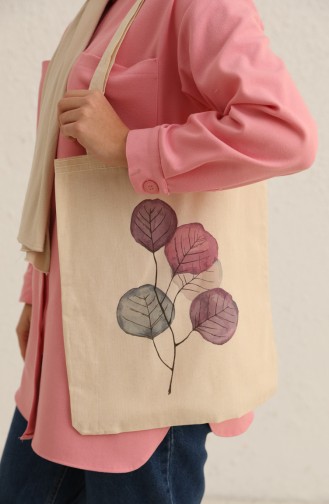 Çınar Shoulder Bag 0476 Cream 0476