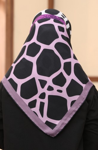 إيشارب منقوش سوفت 1001-06 برقوقي 1001-06