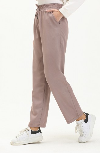 Pantalon avec Poche 3603B-02 Rose Pâle 3603B-02