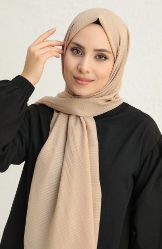 Karaca Shawl 80989-03 Milk Coffee 80989-03