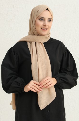 Karaca Shawl 80989-03 Milk Coffee 80989-03