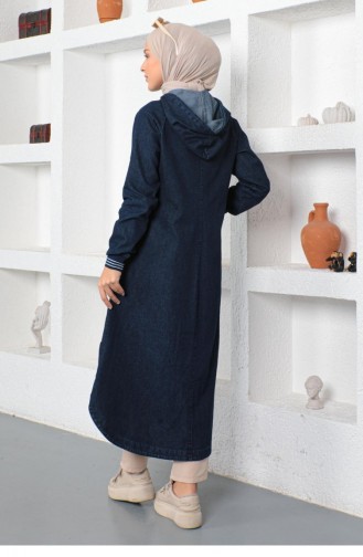 Dark Jeans Blue Mantel 14057