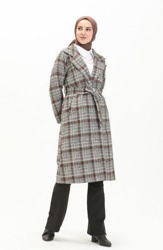 Patterned Cape 1086-02 Gray Brick Red 1086-02