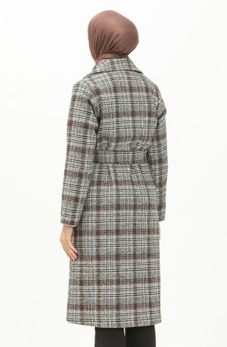Patterned Cape 1086-02 Gray Brick Red 1086-02