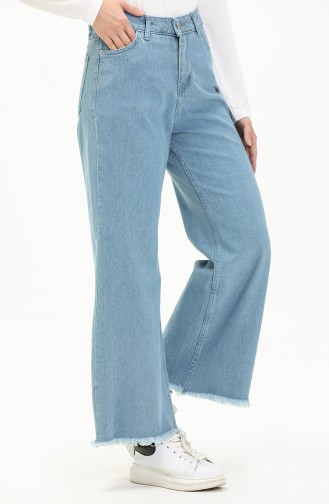 Jeansblau Hose 7525-01