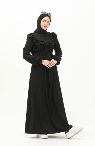 Oyya Cotton Viscose Dress 238465-01 Black 238465-01