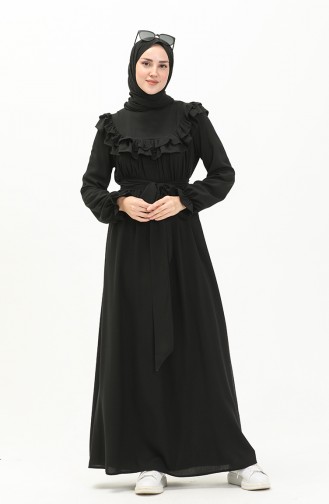 Oyya Cotton Viscose Dress 238465-01 Black 238465-01