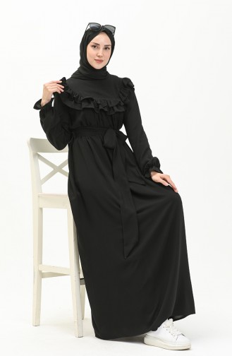 Oyya Cotton Viscose Dress 238465-01 Black 238465-01