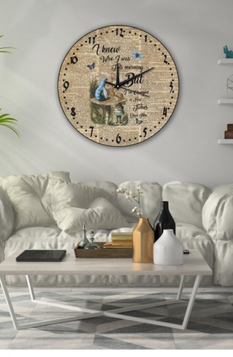 Retro Tasarımlı Duvar Saati 40 X 40 Mbolddsx40 0705