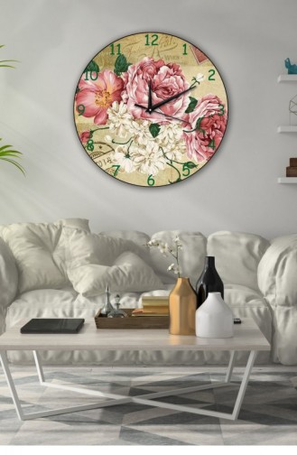 Retro Tasarımlı Duvar Saati 40 X 40 Mbolddsx40 1015
