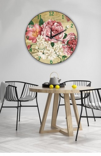Retro Tasarımlı Duvar Saati 40 X 40 Mbolddsx40 1015