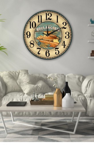 Retro Tasarımlı Duvar Saati 40 X 40 Mbolddsx40 1049
