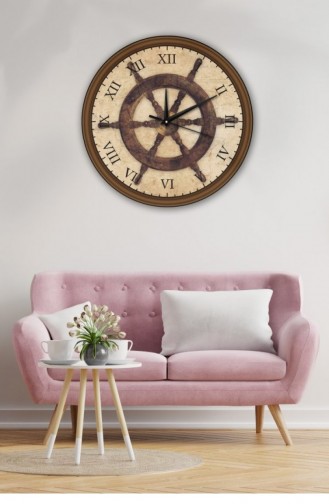Retro Tasarımlı Duvar Saati 45 X 45 Mbolddsx45 0652