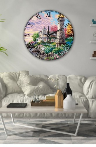 Retro Tasarımlı Duvar Saati 45 X 45 Mbolddsx45 1036