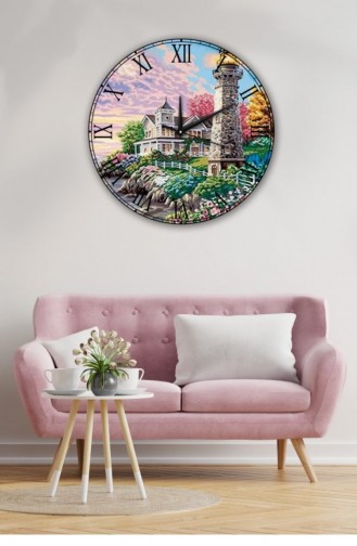 Retro Tasarımlı Duvar Saati 45 X 45 Mbolddsx45 1036