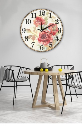 Retro Tasarımlı Duvar Saati 50 X 50 Mbolddsx50 0135