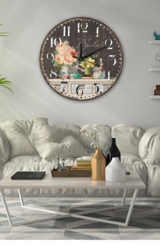 Retro Tasarımlı Duvar Saati 50 X 50 Mbolddsx50 0332