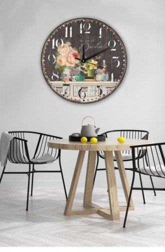 Retro Tasarımlı Duvar Saati 50 X 50 Mbolddsx50 0332