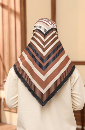 Patterned Twill Scarf 3009-01 Mink Tan 3009-01