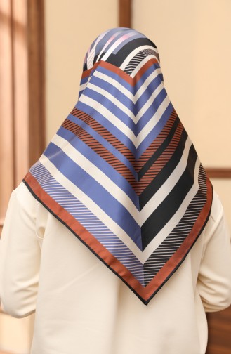 Patterned Twill Scarf 3009-04 Saxe Tan 3009-04