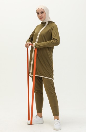 Zippered Track Top FDSPR-T.507.119 Khaki 507.119