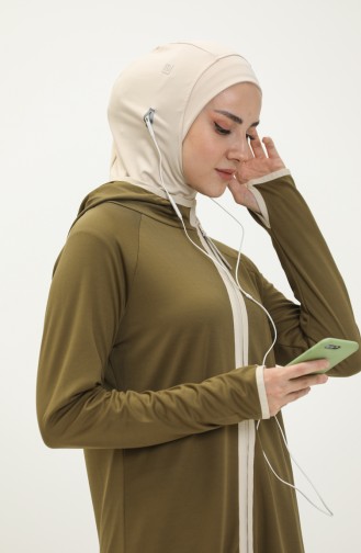 Zippered Track Top FDSPR-T.507.119 Khaki 507.119