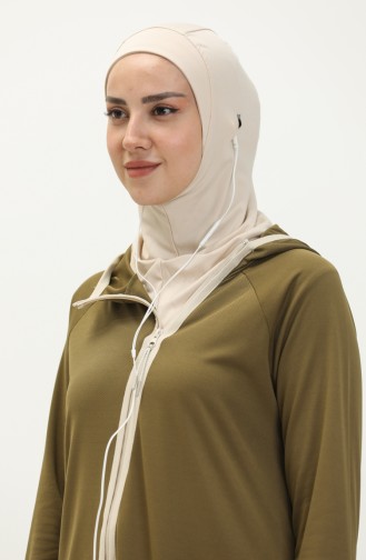 Haut de Survêtement Zippé FDSPR-T.507.119 Khaki 507.119