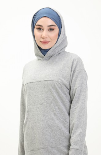 Kangaroo Pocket Sweatshirt 1065-01 Gray 1065-01