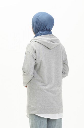 Kangaroo Pocket Sweatshirt 1065-01 Gray 1065-01