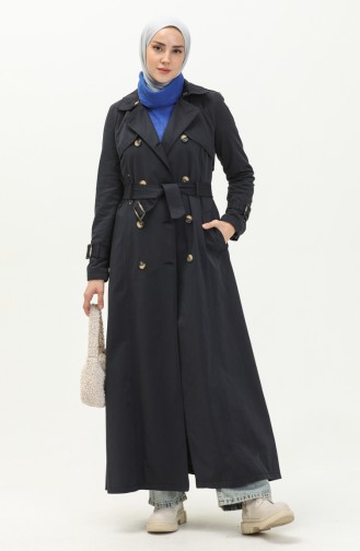 Navy Blue Trench Coats Models 6951-04