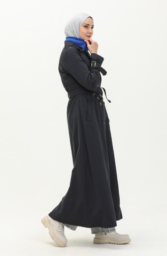 Navy Blue Trench Coats Models 6951-04