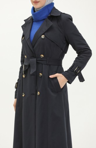 Dunkelblau Trench Coats Models 6951-04