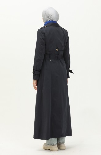 Dunkelblau Trench Coats Models 6951-04