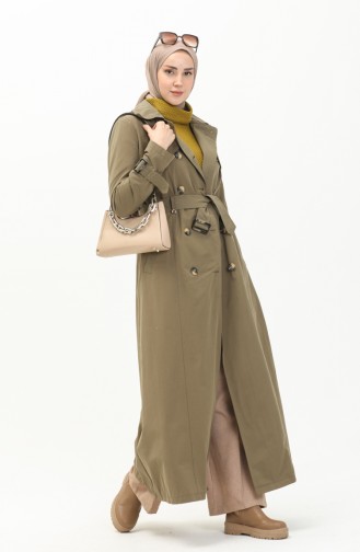 Khaki Trench Coats Models 6951-05