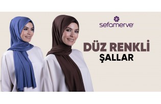Düz Renkli Şallar