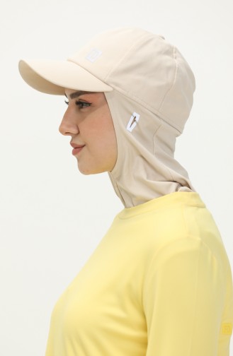 Sportliches Bonnet mit Kappe FDSPR-A500.50 Beige 500.50