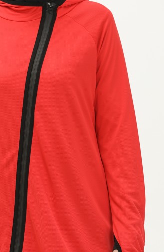 Haut de Survêtement Zippé FDSPR-T.507.16 Rouge 507.16