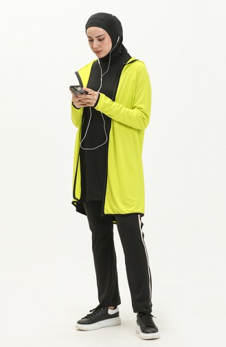 Zippered Track Top FDSPR-T.507.17 Neon Yellow 507.17