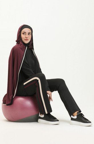 Zippered Track Top FDSPR-T.507.45 Plum 507.45