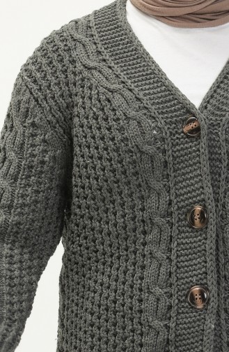 Cardigan Tricot Boutonné 80053-03 Anthracite 80053-03