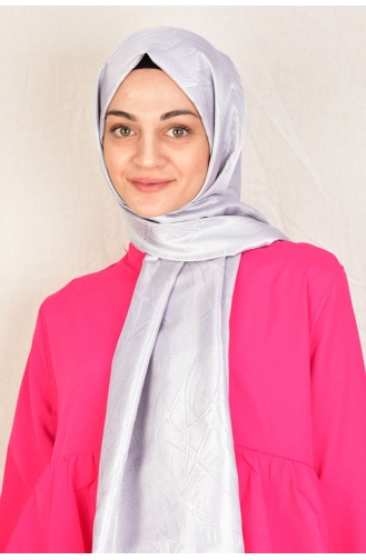 Silver Gray Shawl 000055-08