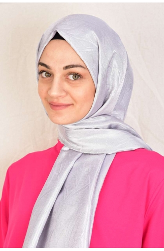 Silver Gray Shawl 000055-08