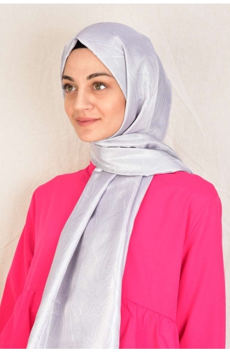 Silver Gray Shawl 000055-08
