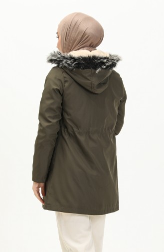 Kurzer Coat aus Bondit Stoff 1006-01 Khaki 1006-01