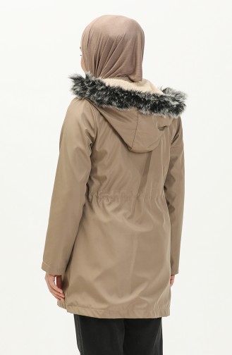 Kurzer Coat aus Bondit Stoff 1006-02 Beige 1006-02